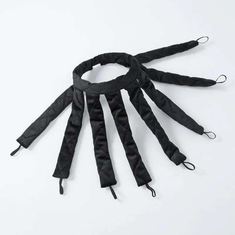 Lazy Hair Curler Hair Rollers Heatless Rod Headband Lazy Natural Soft Wave Formers No Heat Curls Ribbon Salon Styling Tools