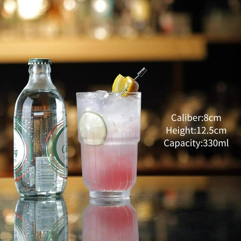 Creative Cocktail Glasses Cups High-looking Glass Juice Cup Tall Sparkling Fruit Wine Cup Personalized Beer Glass Cups Drinkware