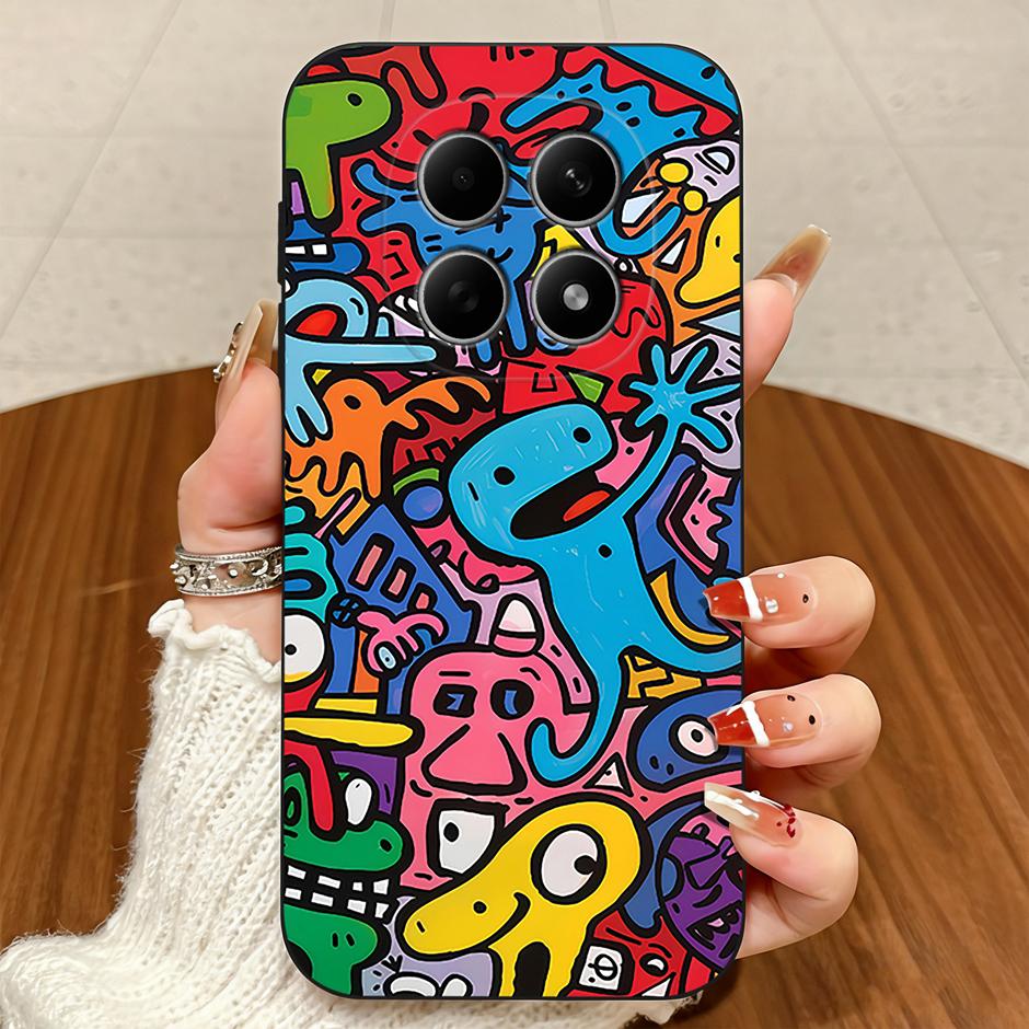 For Redmi Note15 15Pro 15Pro+ Case Love Heart Star Dustproof Anti-Fingerprint Matte Soft Bumper For Redmi Note 15 Pro Plus Funda