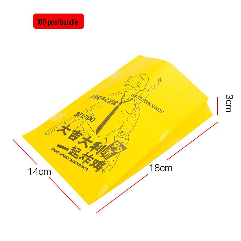 Oil-Proof Kraft Paper Takeaway Bags