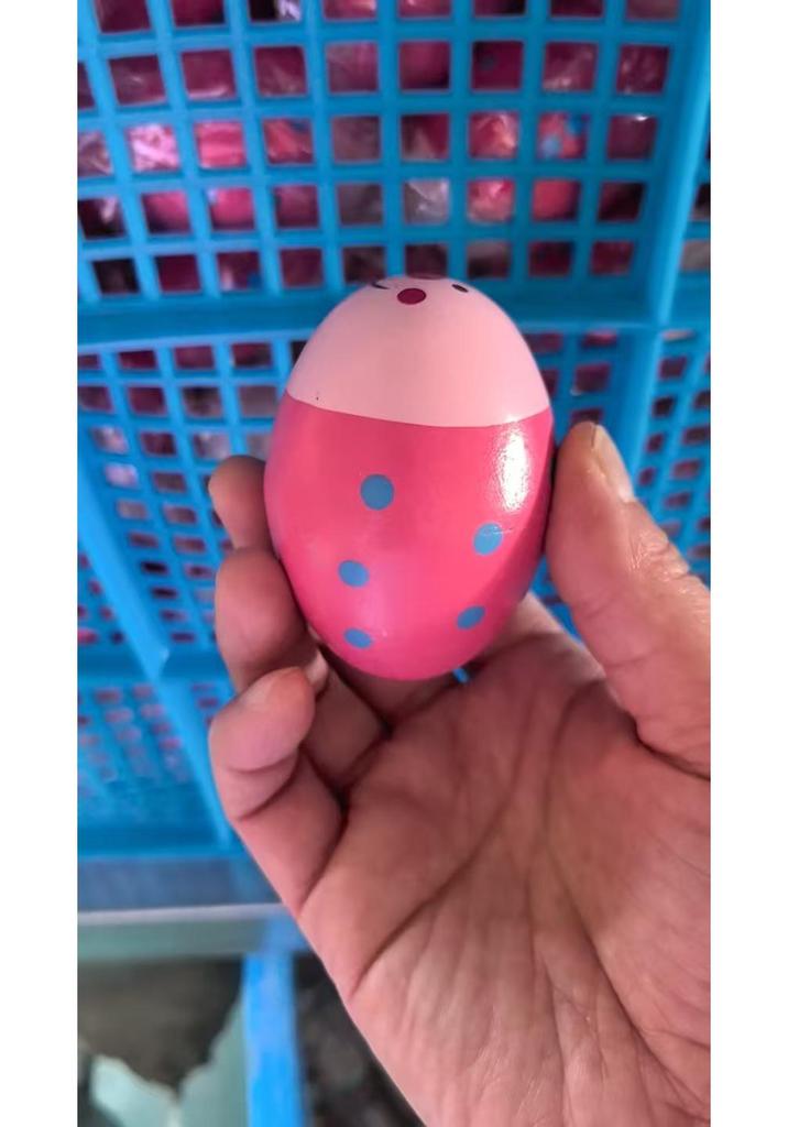 Kindergarten Percussion: Raw Wood Egg Shakers - Children's Musical Rattle Instruments