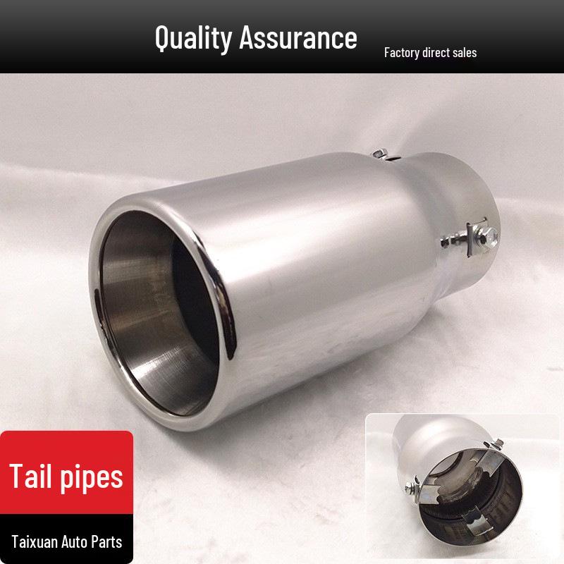 Stainless Steel Silver Exhaust Tailpipe for Prado, Reiz, Camry, RAV4, S6