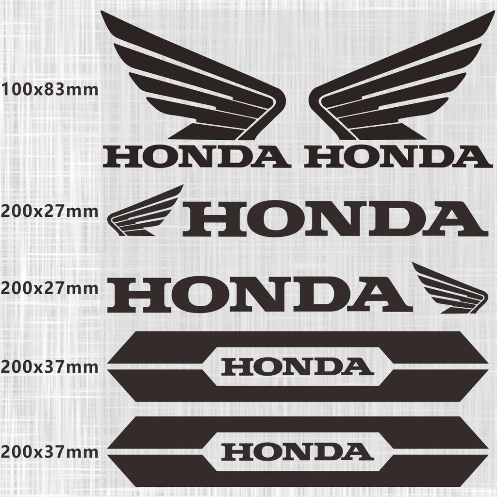 Vinyl Honda Sticker Logo Motorcycle Hemet Decal Waterproof Reflective
