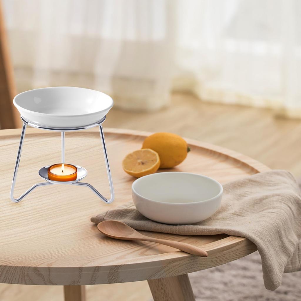 Queimadores de Cera Cerâmica para Óleos Essenciais Aromaterapias Difusor Perfumado Porta-Velas Tealight para Decorações de Casa Quarto