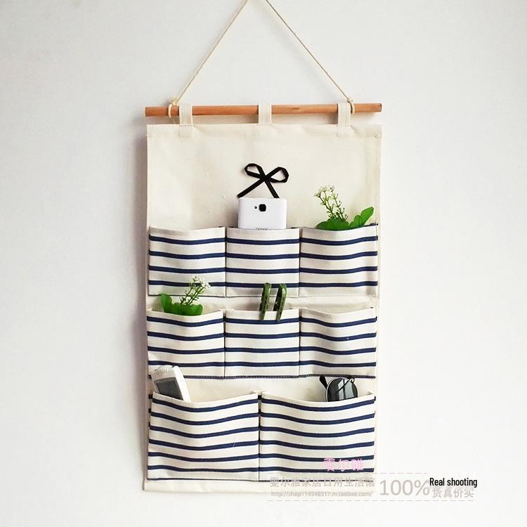 Wen'er Wandmontierte Mehrschichtige Hängeaufbewahrungstasche für Studentenwohnheime