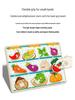 Baby Shape Matching Blocks Puzzle for Toddlers - Educational Toys for 1-Year-Old Boys and Girls