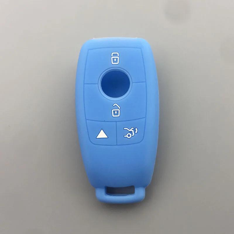 Silicone Car Key Fob Case Cover Holder Accessories For Mercedes-Benz New A C E S Gle Cls W177 W205 C205 W213 W222 W167 C257 Key