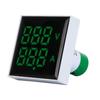 22mm Dual Display LED Voltage Current Frequency Meter - Round/Square