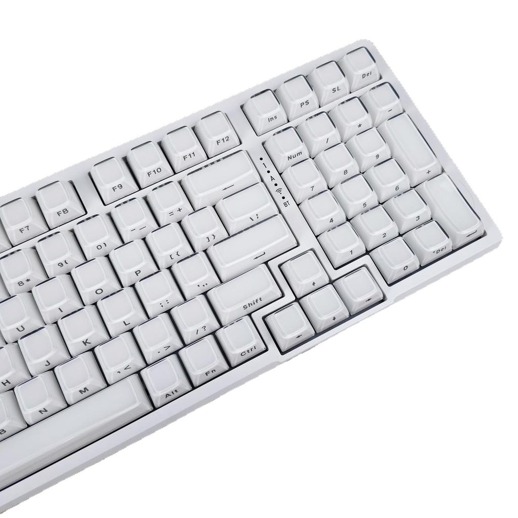 XVX Crystal Jelly 113-Unit Two-Color Mechanical Keycaps with Side Engraving