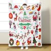 2026 Christmas Flannel Blanket 3D Printed Blanket For Sofa Home Camping Nap Leisure Blankets Christmas Gifts For Home Decor