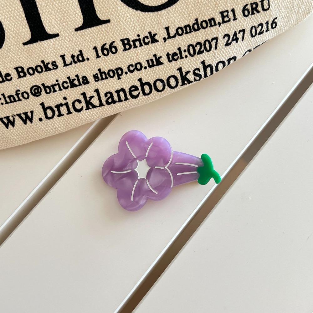 Vegetable Acetic Acid Flower Hairpin Fruit Tulip Duckbill Clip Cartoon Animals Hair Clip  Girls