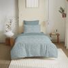 Complete Reversible Duvet Cover Pack for 90 X 190 Cm Bed Céleste Glacier
