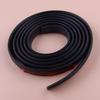 Black 2M X 25mm T-Shape Rubber Car Front Windshield Edge Seal Strip Guard Trim Protector Universal
