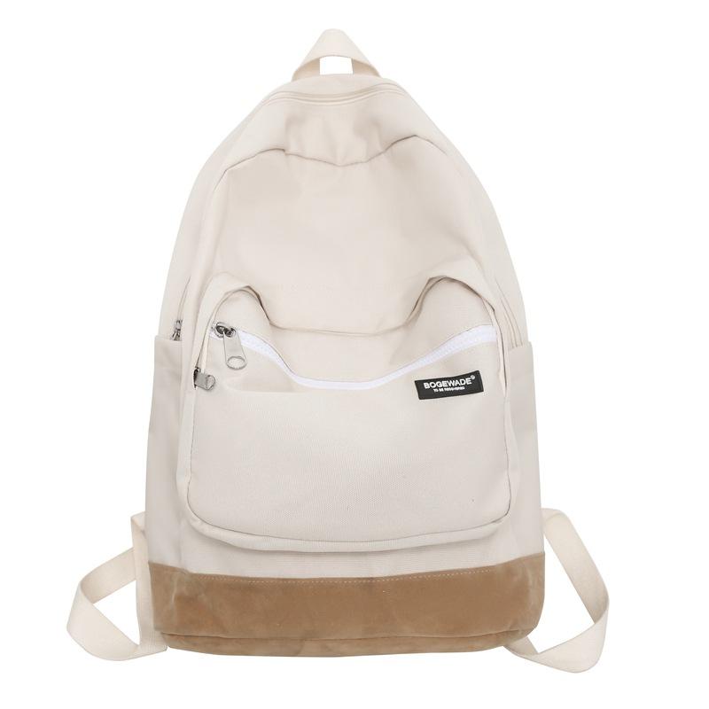 Schoolbag Korean version of simple schoolbag for junior high school students and high school students Japanese large-capacity backpack trendy