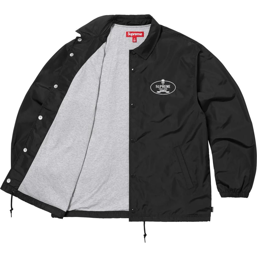 Supreme Crest Coaches Jacket Black