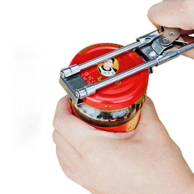 Deschizător de conserve Reglabil Ustensile de bucătărie din oțel inoxidabil Deschidetor de sticle pentru borcane manual Gadget-uri pentru casă