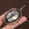 Maligano Jasper Gemstone Copper Wire Wrap Tree Of Life Pendant 3.54"