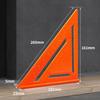 High Accuracy Angle Drawing Measuring Triangle Ruler Rafter Square Layout Tool for Woodworkers and Handicraft Craftsmen