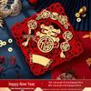 3D Fortune Character New Year Door Stickers