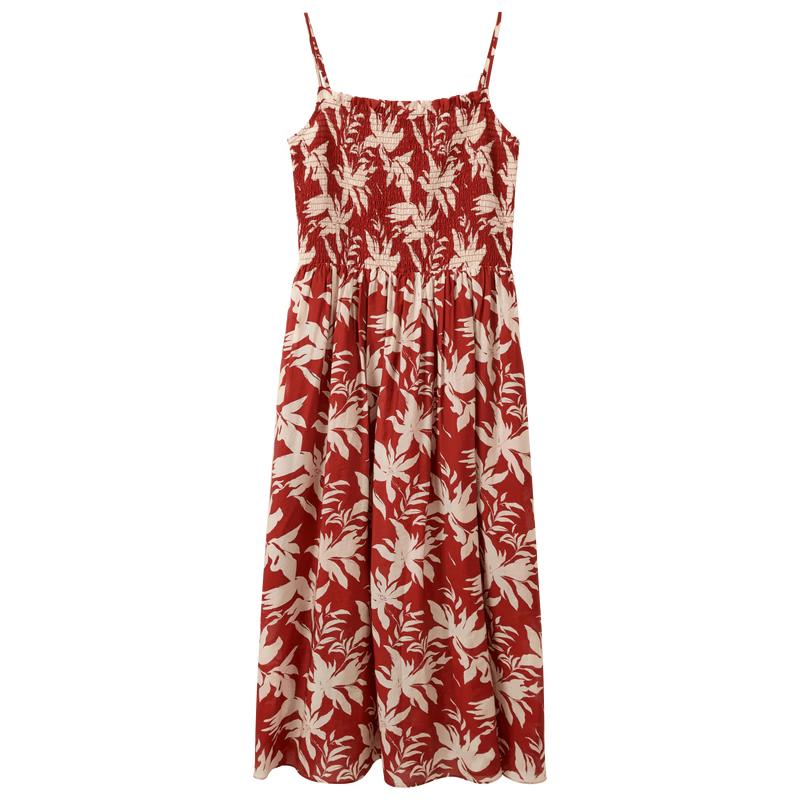 Sancai Floral A-Line Maxi Dress S