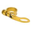 Aluminum Alloy Quick Release Seat Clamp for Road and Mountain Bicycle for XTC68 31.8mm(Gold )
