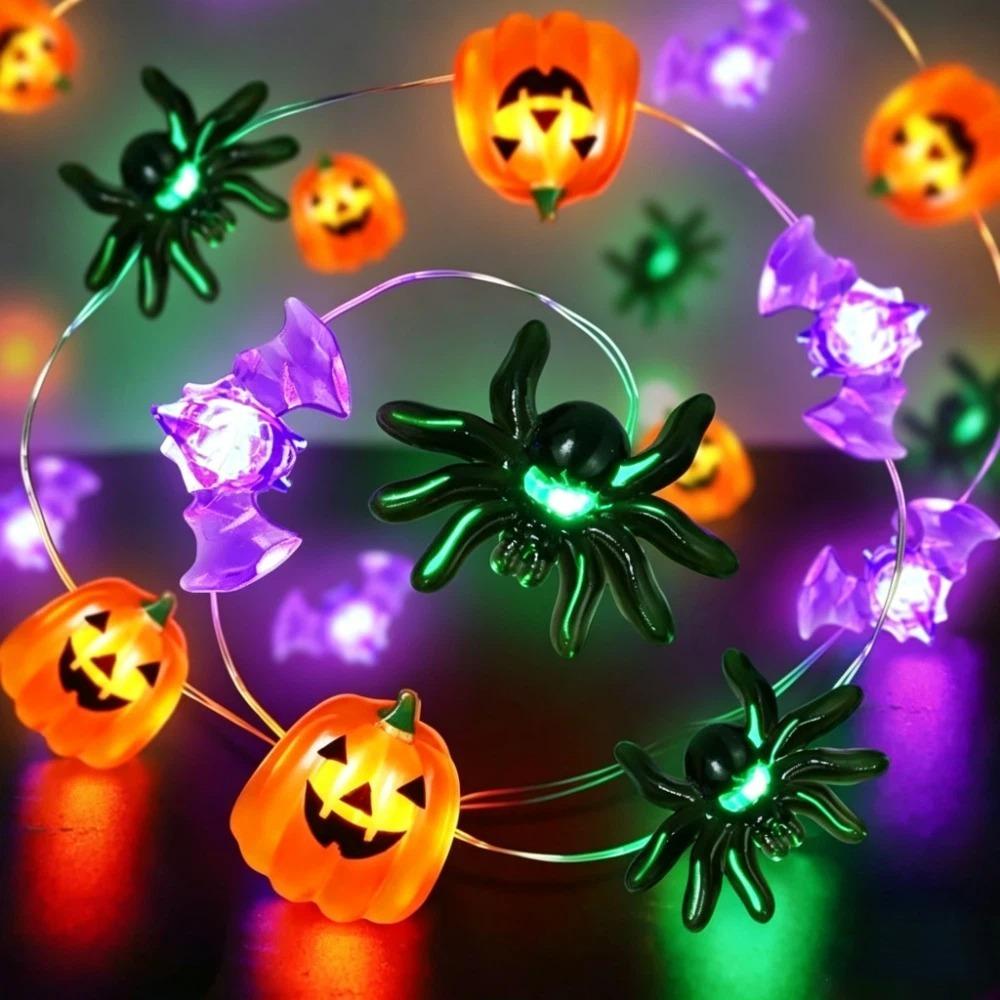 Ghost LED String Lights Battery Powered Decorative Light String Halloween Party Lights  Festival