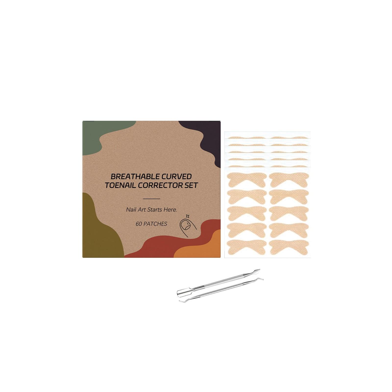 

Дышащий изогнутый набор для коррекции ногтей на ногах; Наклейки для коррекции ногтей на ногах; Обработка ногтей