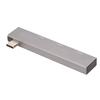 Estación de Acoplamiento 3 en 1 Tipo C a USB3.0 2USB2.0 5Gbps Alta Velocidad Aleación de Aluminio Mini Estación de Acoplamiento