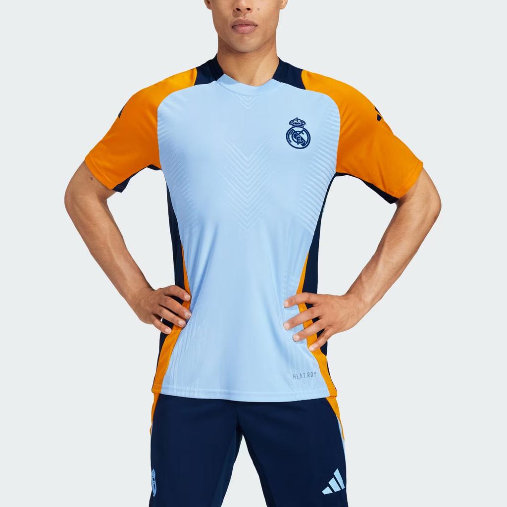 adidas Tiro 24 Pro Real Madrid Training Slim Fit Crew Neck Short Sleeve Football Shirt Men Tops IT5143
