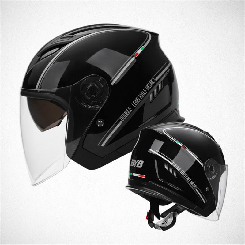 Motorcycle Supplies Portable Universal Safety Helmet Motorcycle Double Lens Helmet Motorcycle Accessories Riding Helmet Durable