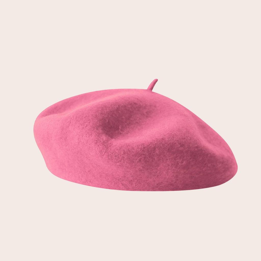 Autumn & Winter Wool Beret: Thick, Fashionable, Versatile & Warm