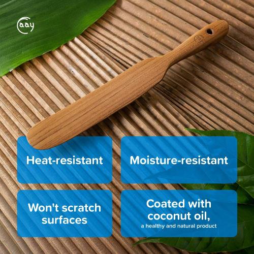 Spurtle for Sourdough Starter, Spreading, Cooking, Mixing,