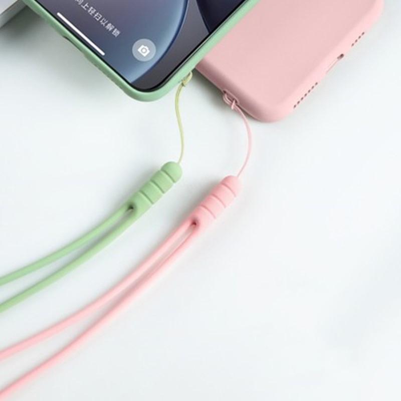Håndleddshengende Silikon Lang Telefonreim Stropp Mobiltelefonkjede Lanyard For Iphone For Android Nøkkelringer Veskedekorasjon