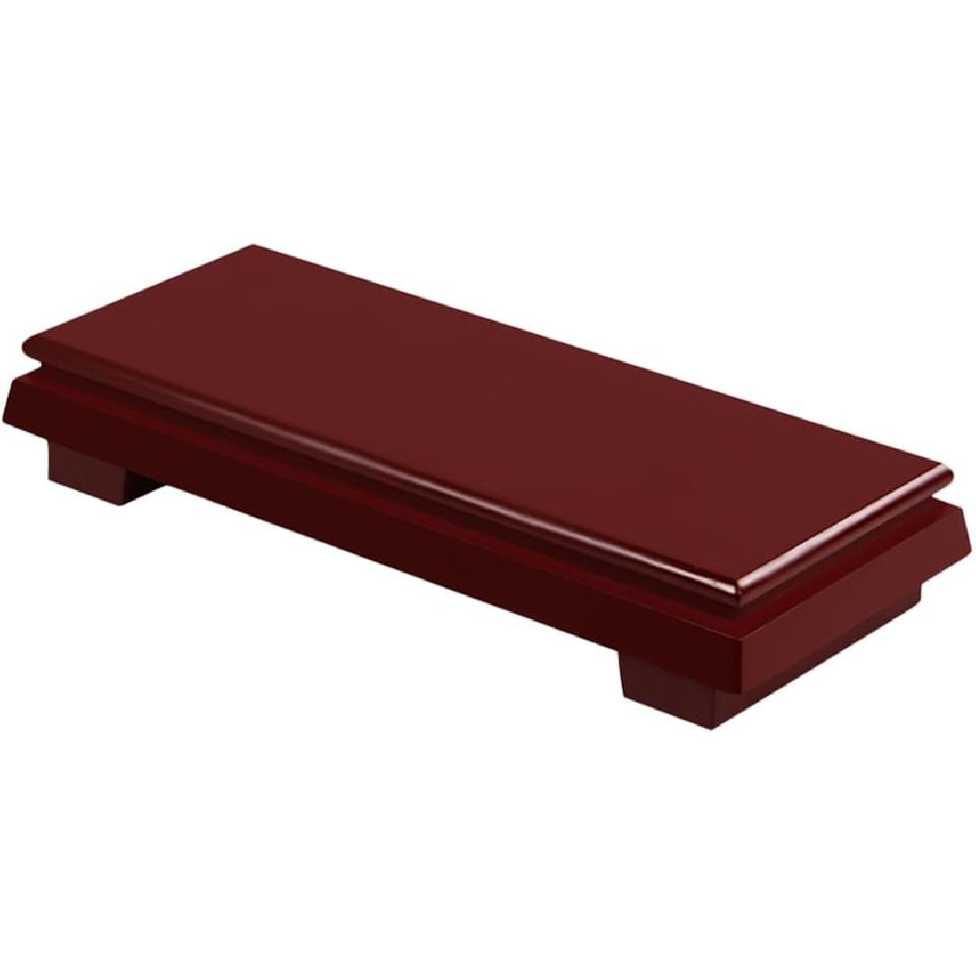 

LOGOFUN Китайская деревянная подставка из розового дерева с резьбой, прямоугольная, антикварная, пьедестал, ваза, скульптура, подставка для демонстрации, для домашних аксессуаров