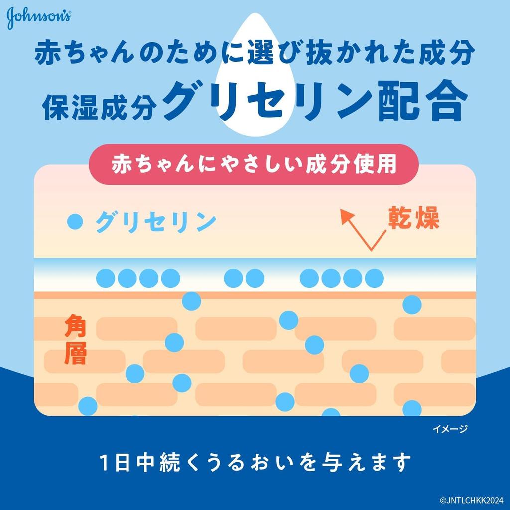 Johnson Baby Johnson Baby Lotion Slightly Scented 500ml Newborn Moisturizing Hypoallergenic Pump Value [Large Capacity]