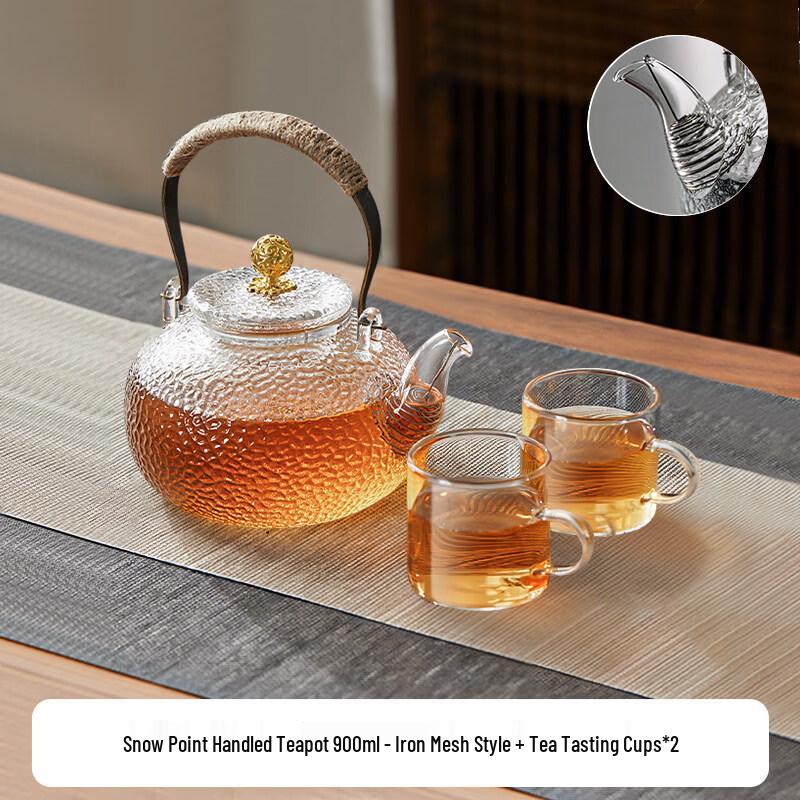 ZISIZ Heat-Resistant Glass Teapot