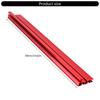 Miter Gauge Fence 75 Type Miter T-Track Aluminum Profile Fence Woodworking Miter Fence with Scale for Router Table (RED, 60cm)