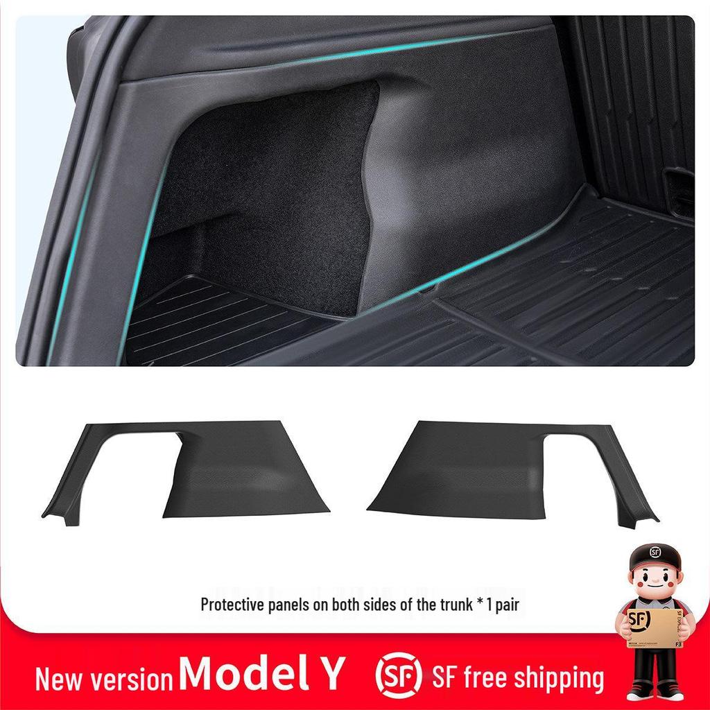 Tesla Model Y Door Sill Scuff Plates - Anti-Step TPE Welcome Pedals