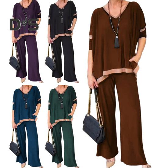 Женский комплект из 2 предметов: топ и брюки — фото 10