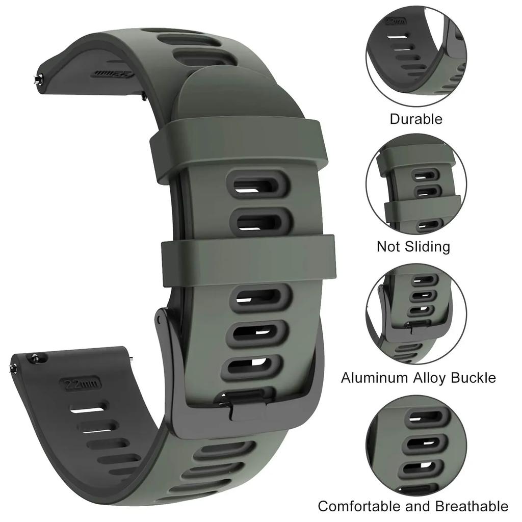 Correa Silicona Suave Para Polar Vantage V3/M2/M/Grit X Pro/Ignite 3/Pacer/Unite, Cinturón Resistente Al Agua Nuevo