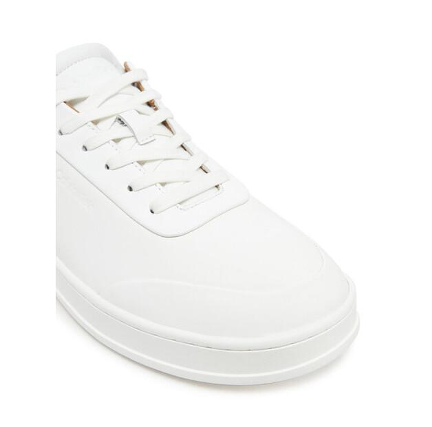 Men's Calvin Klein Low Top Lace Up Oxford Rubb Lth Hm0hm01708 White