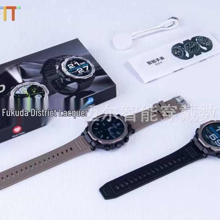 GT6Pro Smartwatch: Bluetooth Calling, Message Alerts, Sports Pedometer, Heart Rate Monitoring чёрный