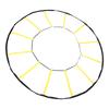 Circular Agility Training Ladder 12 Rungs Nylon Speed and Agility Trainer for Soccer Basketball