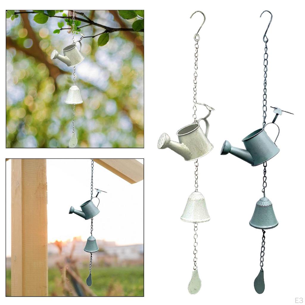 ჩამოკიდებული რკინის ქარის ზარი, ვინტაჟური ზარი, ლითონის ზარი გარე, ბაღის, ეზოს, ეზოსთვის