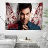 Horror TV Show Dexter Anime Tapestry Hanging Tarot Hippie Wall Rugs Dorm Home Decor