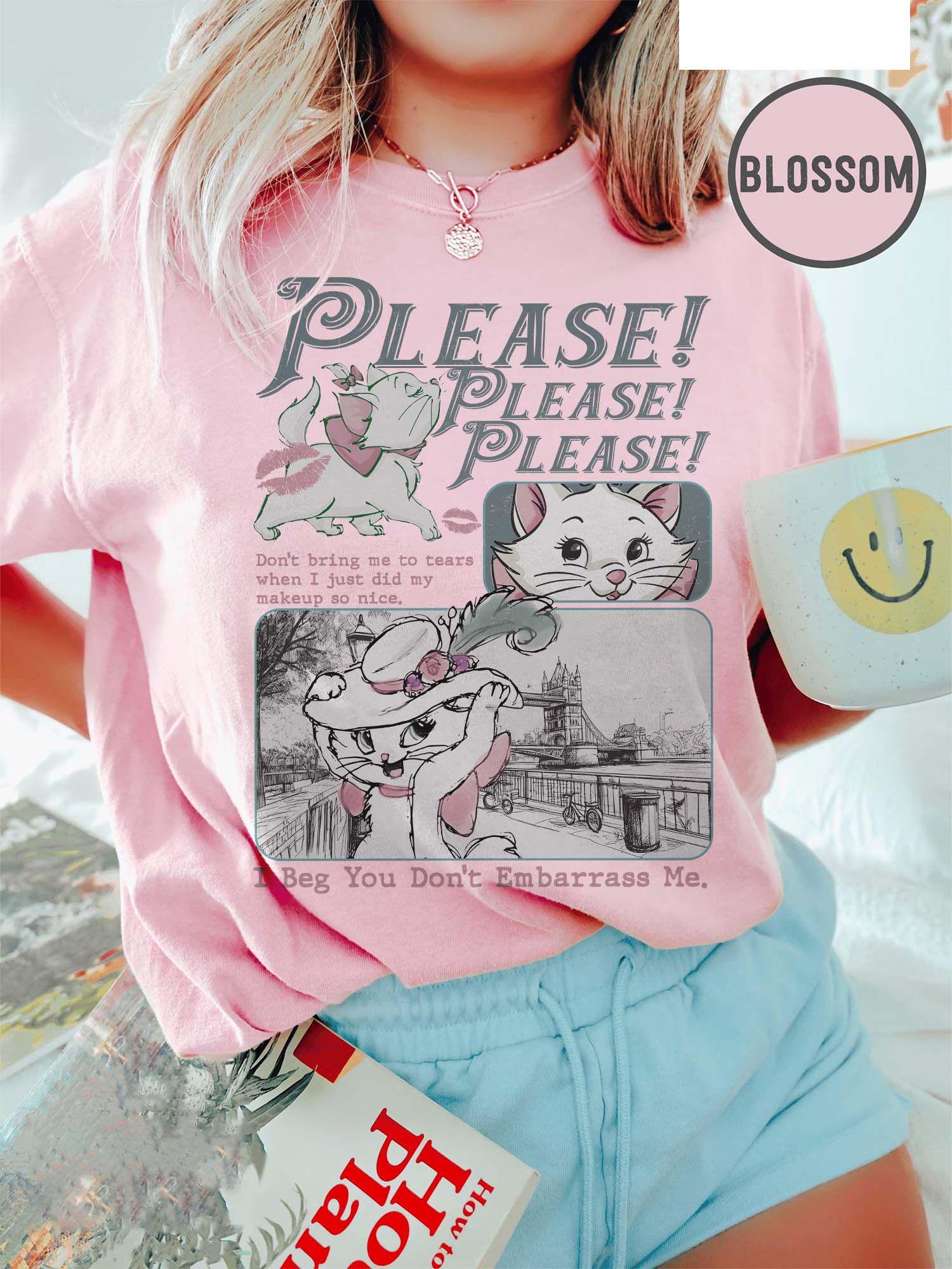 Womens Disney Marie Cat The Aristocats TShirt Cotton Classic Short Sleeve Unisex Streetwear Oversized Loose Casual Stylish S