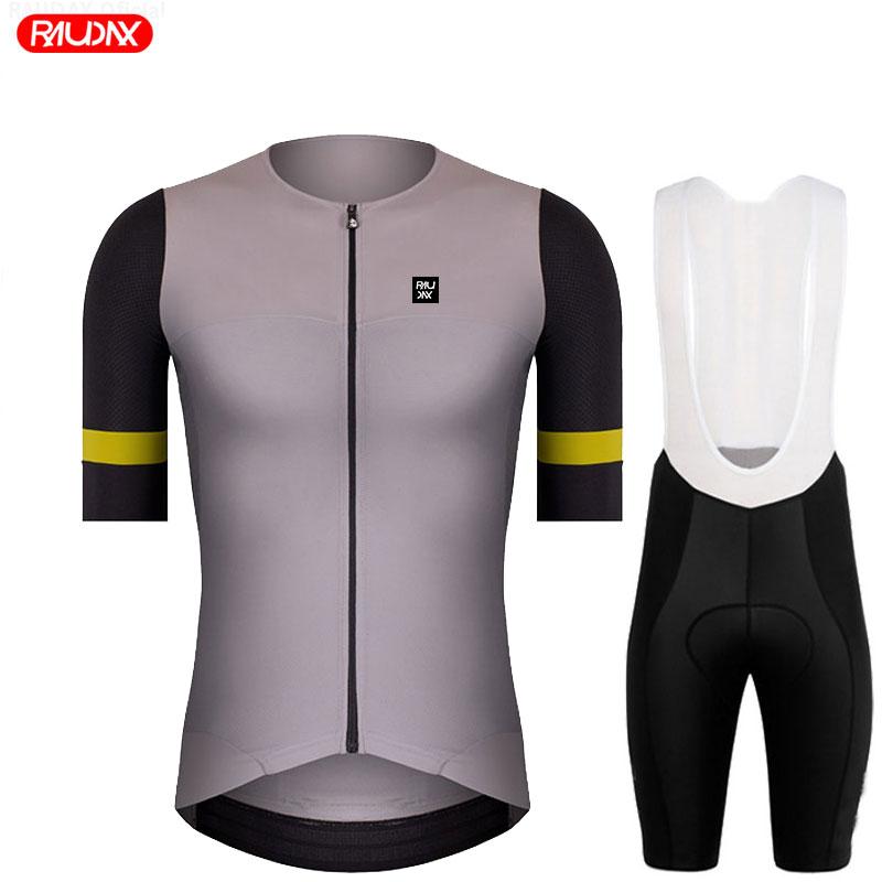 Summer PRO AERO Elastic Sleeve Cycling Clothing Man Red Senior Breathable Cycling Jersey Set Mountain Bicycle Road Riding Jersey