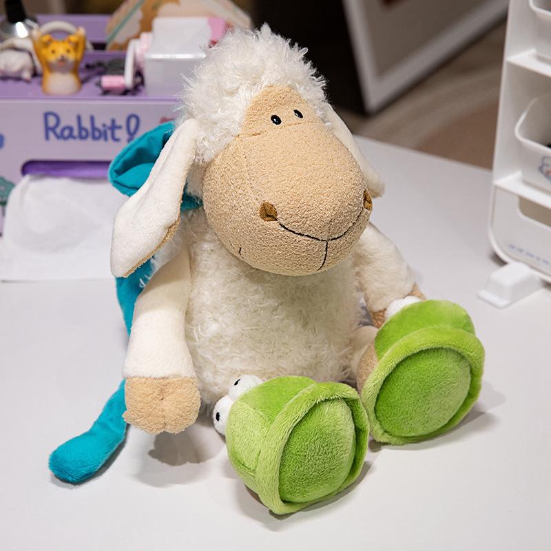 Little Wolf Doll Plush Toy Little Sheep Doll Children's Company Soothing Rag Doll Girl Birthday Gift