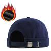 Big Head Circumference Hat Men's Winter Fleece Thickened Large Size Melon Fur Hat Corduroy