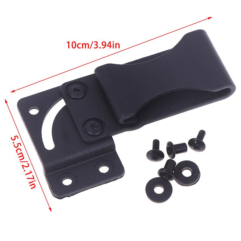 1Set K Sheath Waist Clip Accessories Outdoor Carry K Sheath Back Clip With Screws Waist Clip Scabbard Carrying Pocket Clip